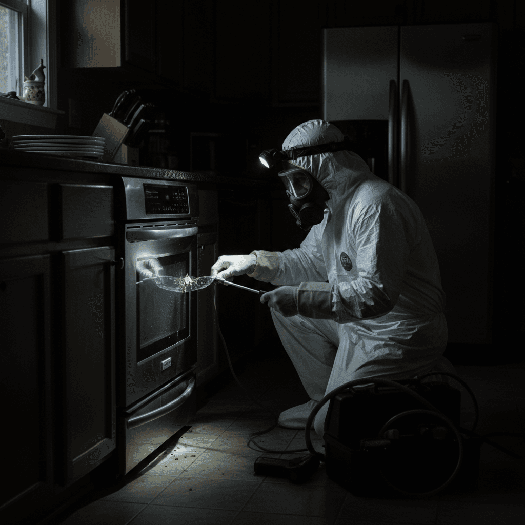 فحص احترافي للمنزل للتحقق من وجود القوارض